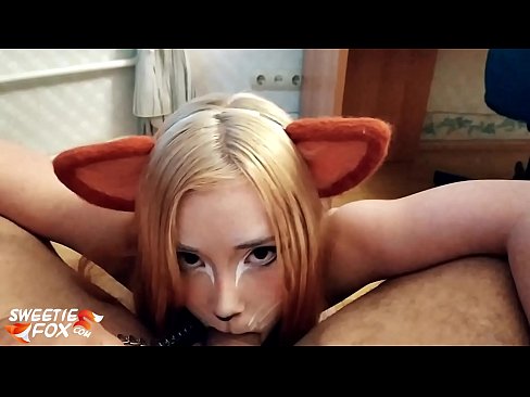 ❤️ कित्सुने तिच्या तोंडात डिक आणि कम गिळले ❤️  mr.com-porn-mz.ru वर  ☑